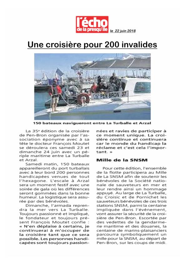 Une croisière pour 200 invalides