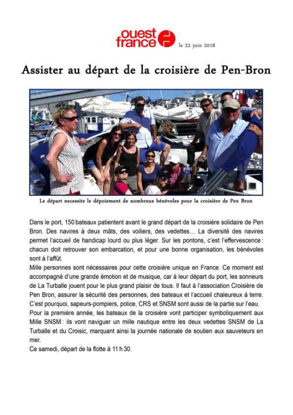 Assister au départ de la croisière de Pen-Bron