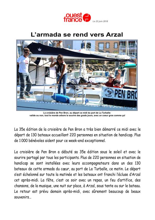 L’armada se rend vers Arzal